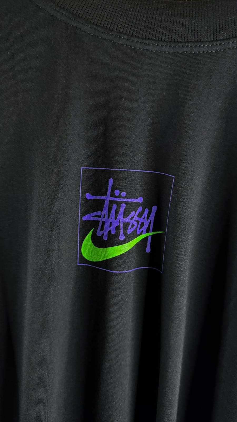 Camisa Streetwear NK X STUSSY BLACK - Imagem 3