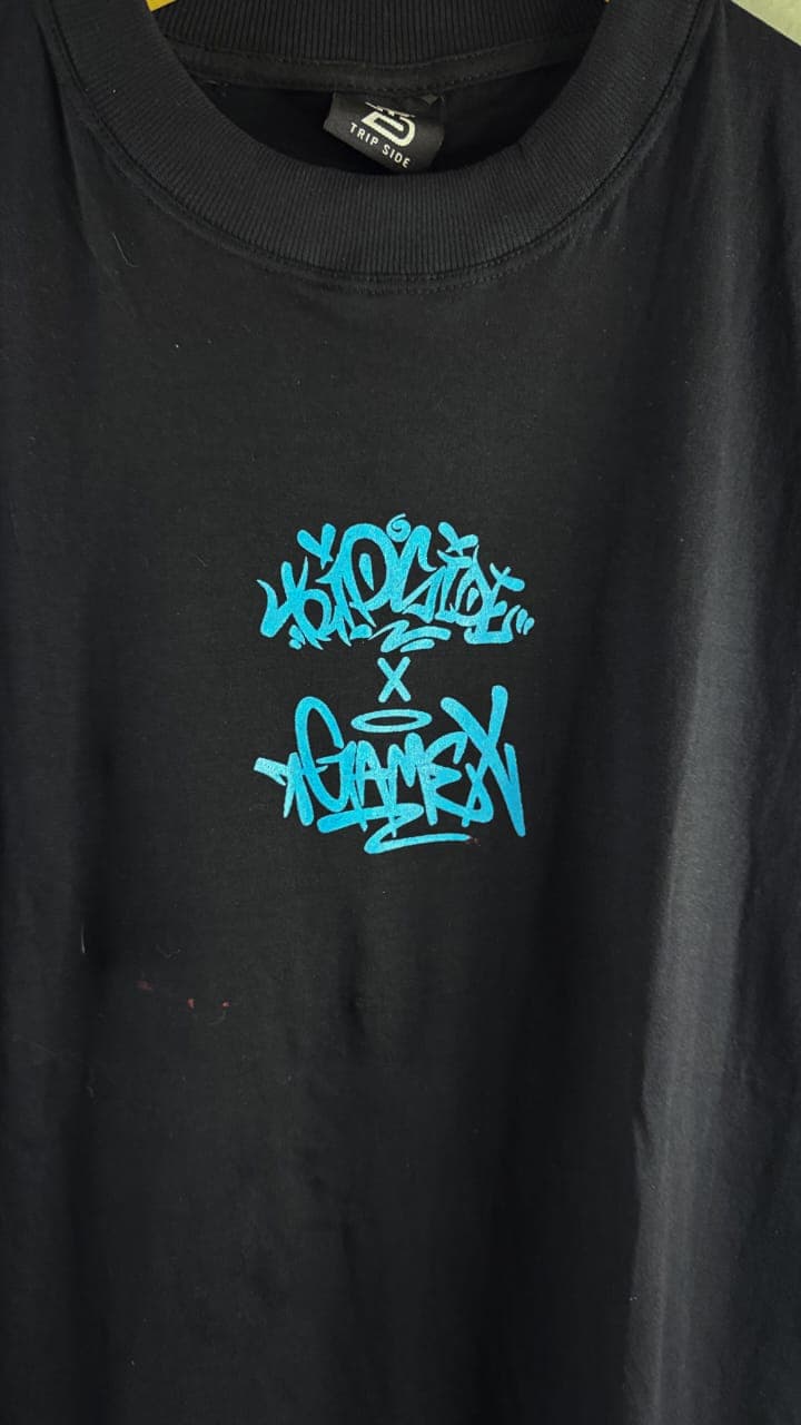 Camisa Streetwear TRIP SIDE BLACK - Imagem 1